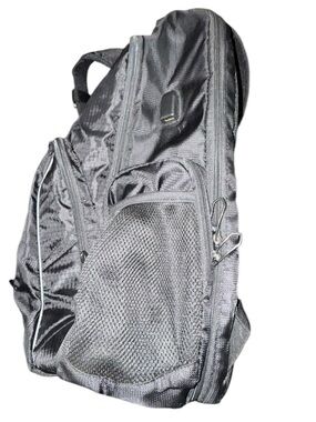 Black Travel Backpack USB Charging Port Multi Pocket Laptop Bag Durable Unisex